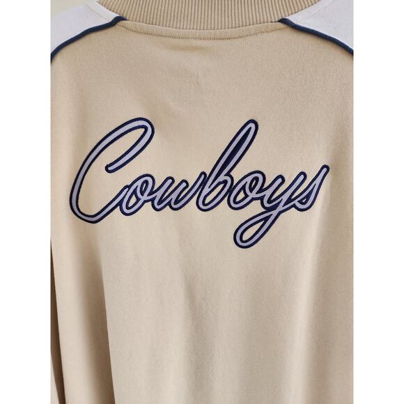 Dallas Cowboys Fanatics Women's Lounge Full-Snap Varsity Jacket XL NFL Sporty - Picture 3 of 9